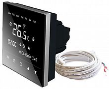 Терморегулятор программируемый сенсорный Warmlife TT02/HT18H1S по WiFi 3,6кВт 16А черный картинка 